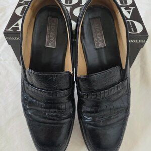 Adolfo Men's Slip-on Moccasin Black Size 12